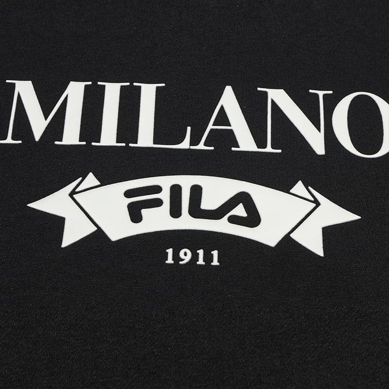Худи FILA MILANO Толстовка Мужской Черный - изображение 6