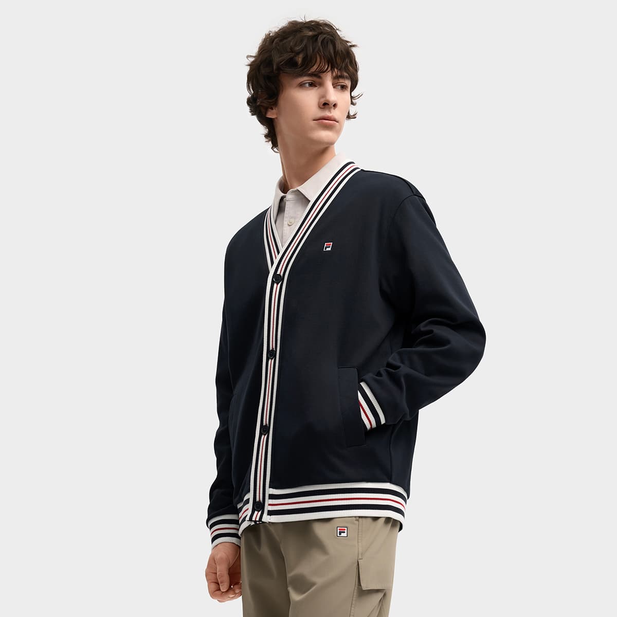 Fila Heritage Трикотаж Мужской Легенда Синий - изображение 5