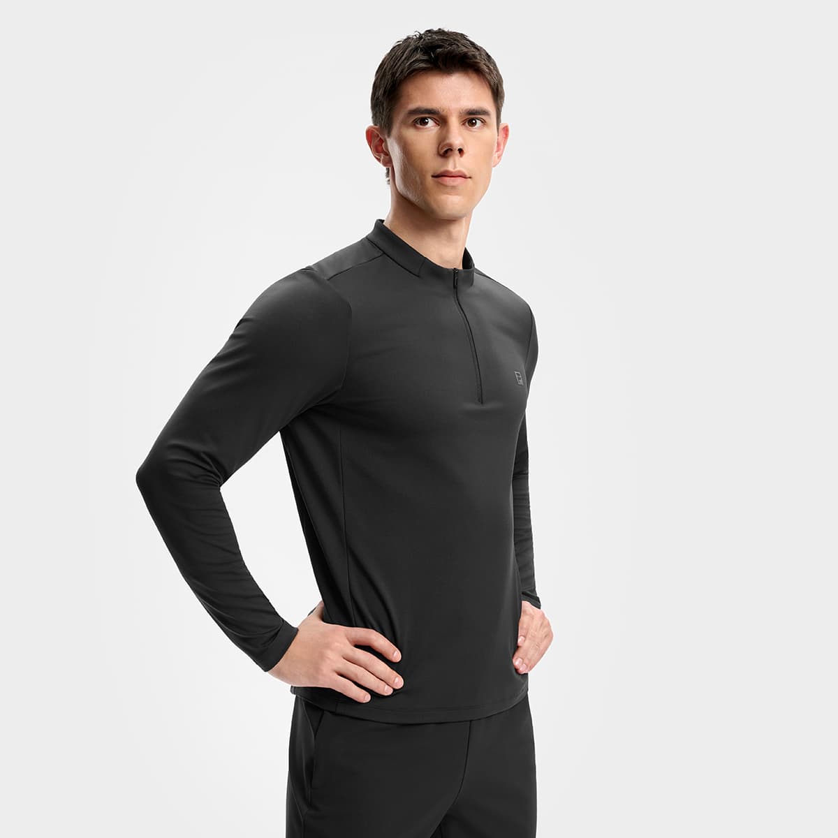 Футболка FILA Фитнес Темно-черные Мужские T-рубашки - изображение 5