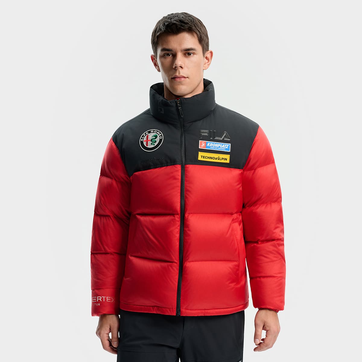 Зимняя куртка FILA SKI Пуховик Мужской Неоново-красный - изображение 4