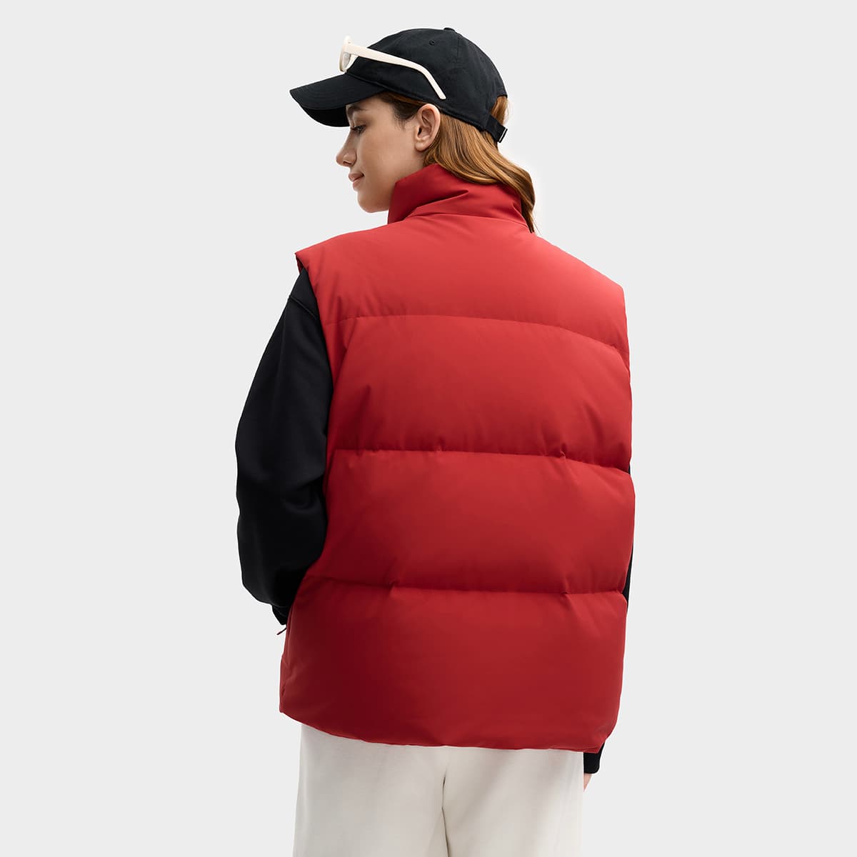 Куртка FILA ORIGINALE Пуховый жилет Унисекс Красный ритм - изображение 7
