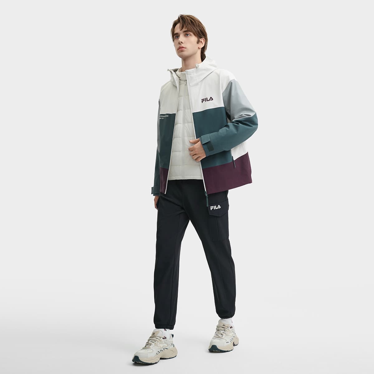 Куртка FILA Aden Зеленый Мужские Куртки - изображение 6
