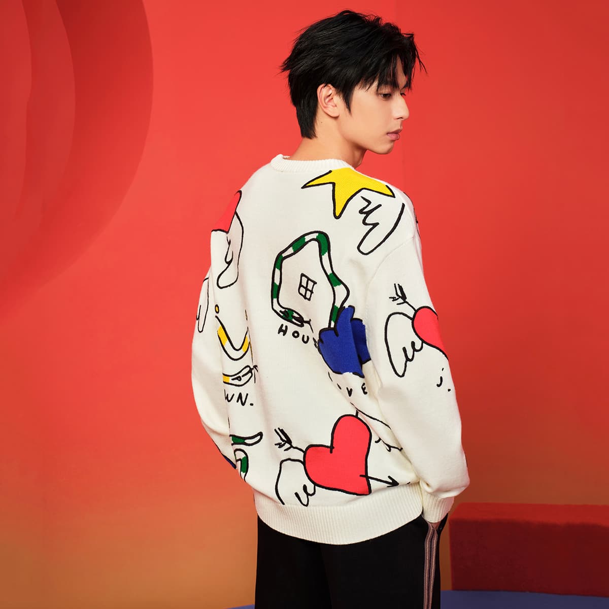 Кофта FILA ORIGINALE Свитер Унисекс Облачный Белый - изображение 6