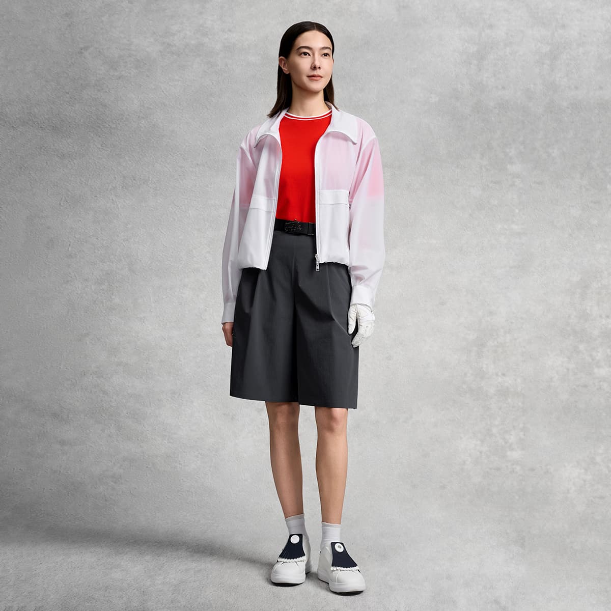 Куртка FILA Гольф Куртка Женская Нефритовый Белый - изображение 7