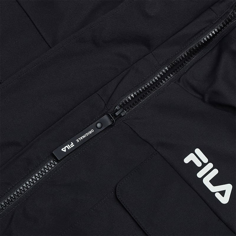 Пуховик FILA ORIGINALE Пуховик Женский Глубокий Черный - изображение 4