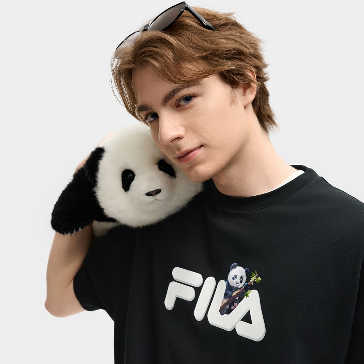 Футболка Fila Heritage T-Shirt Унисекс Глубокий Черный - изображение 5
