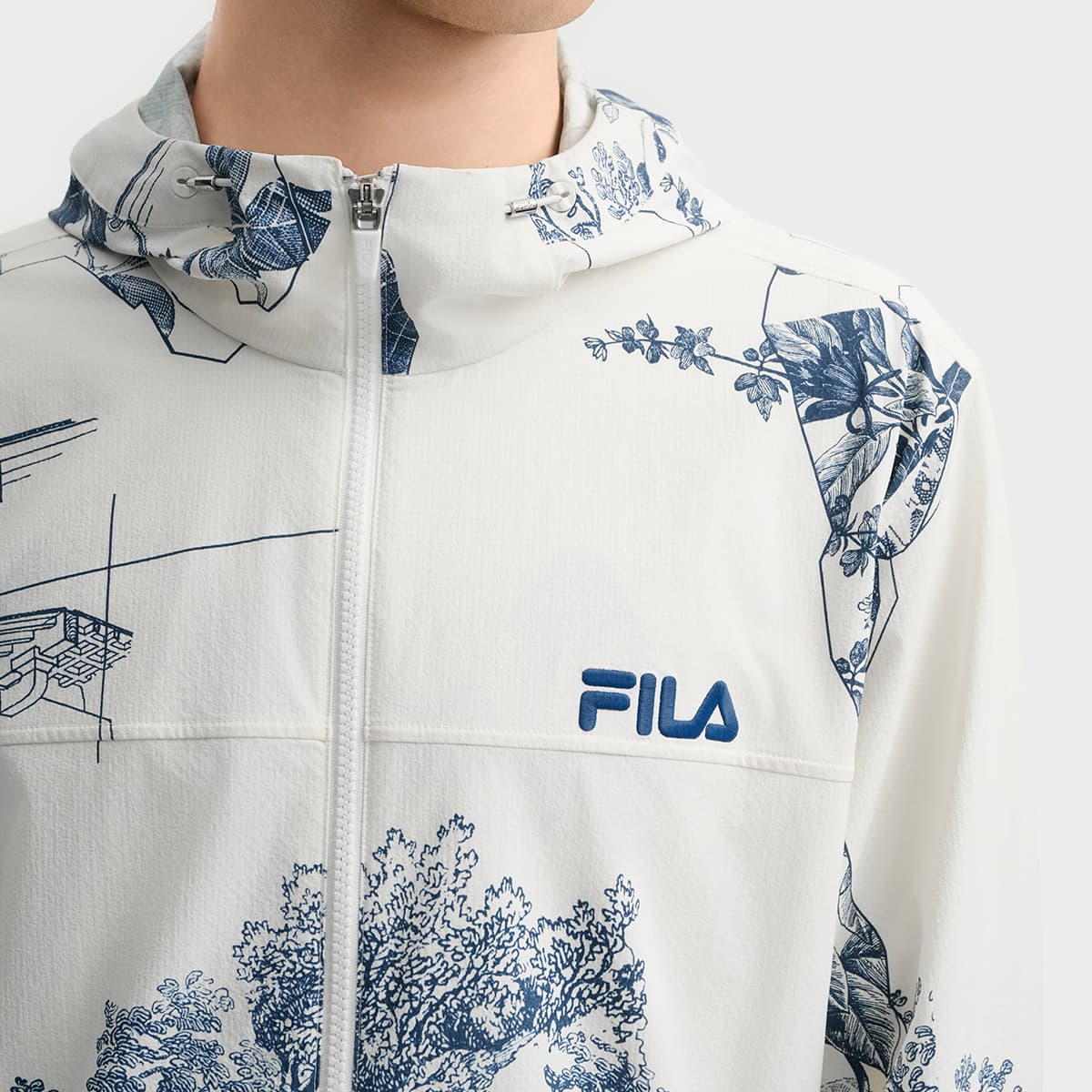 Куртка FILA Heritage Синий Мужской Куртки - изображение 7