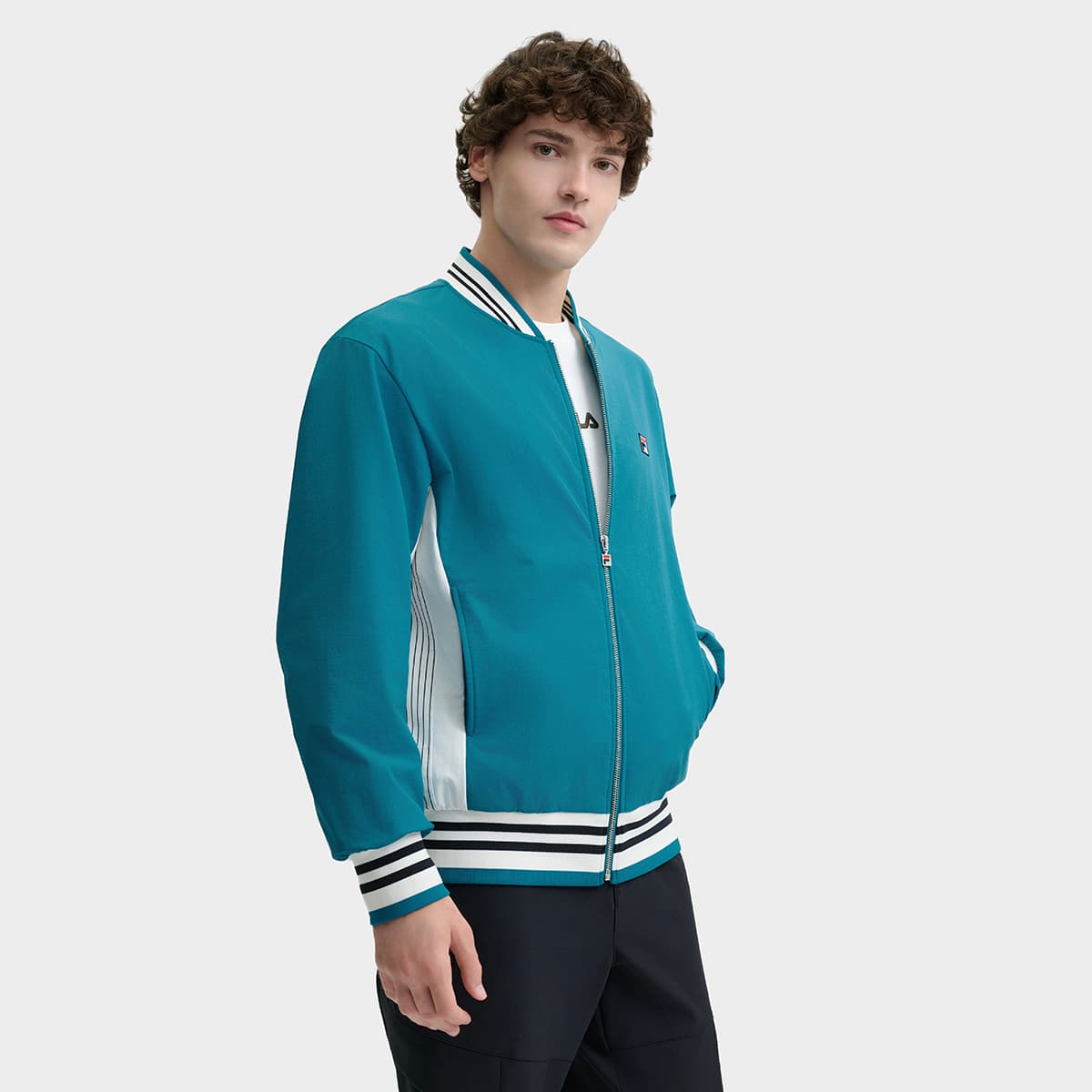 Куртка FILA Куртка Унисекс Лесной Зеленый - изображение 4
