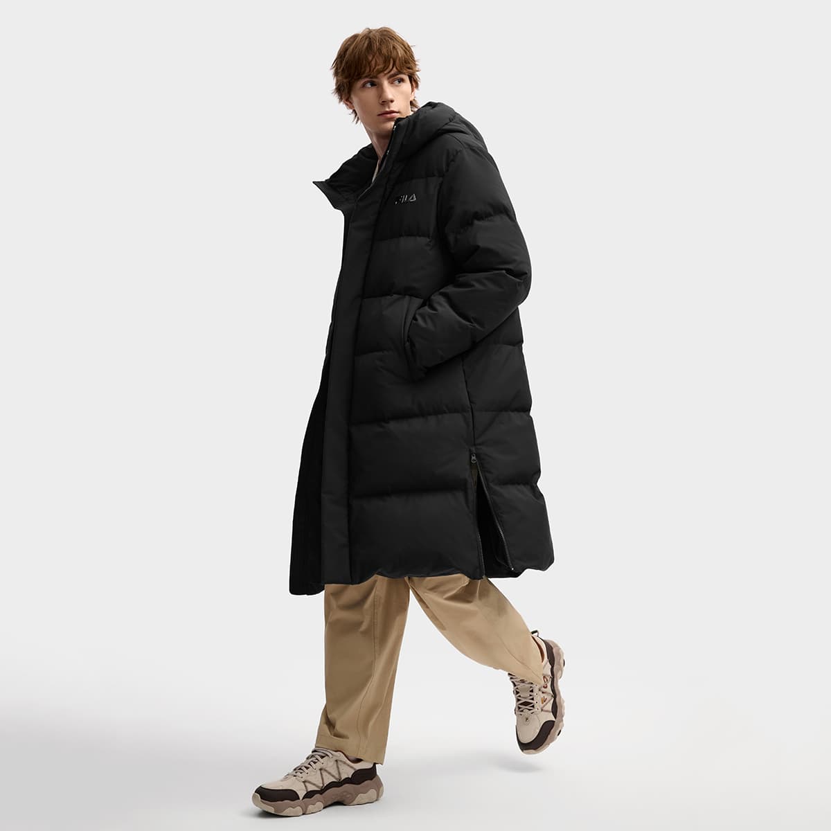 Зимняя куртка FILA Пуховик Унисекс Глубокий черный - изображение 7