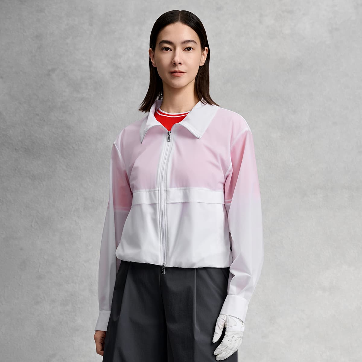 Куртка FILA Гольф Куртка Женская Нефритовый Белый - изображение 4