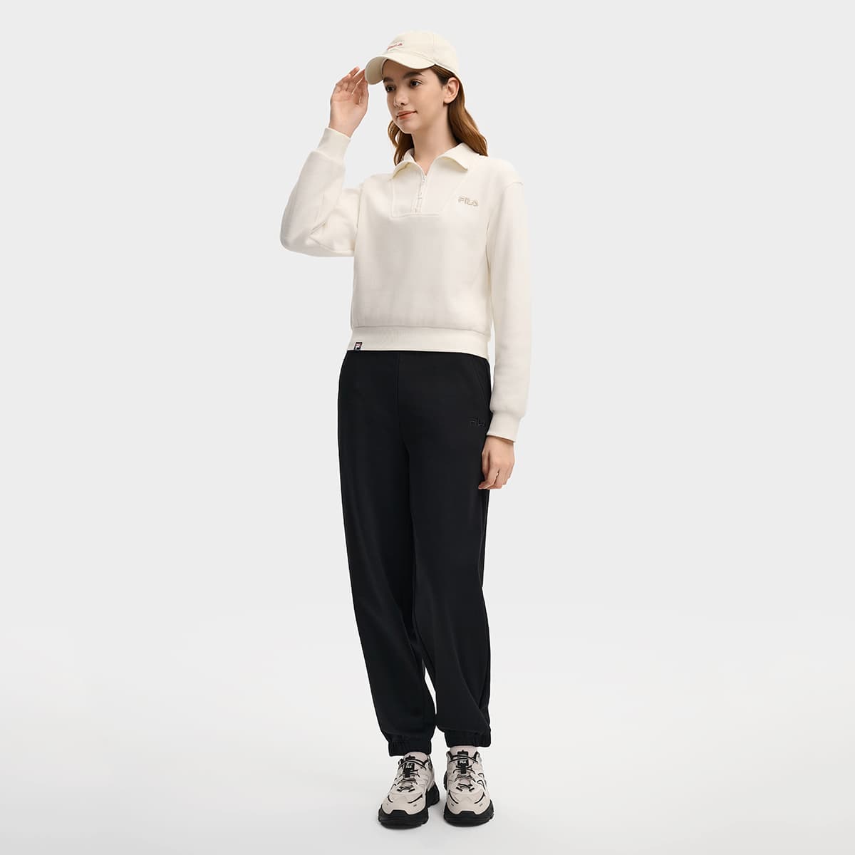Худи FILA ORIGINALE Толстовка Женская Белая - изображение 6