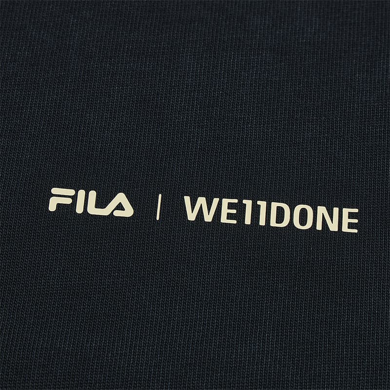 Футболка FILA Темно-черный Унисекс T-рубашки - изображение 5