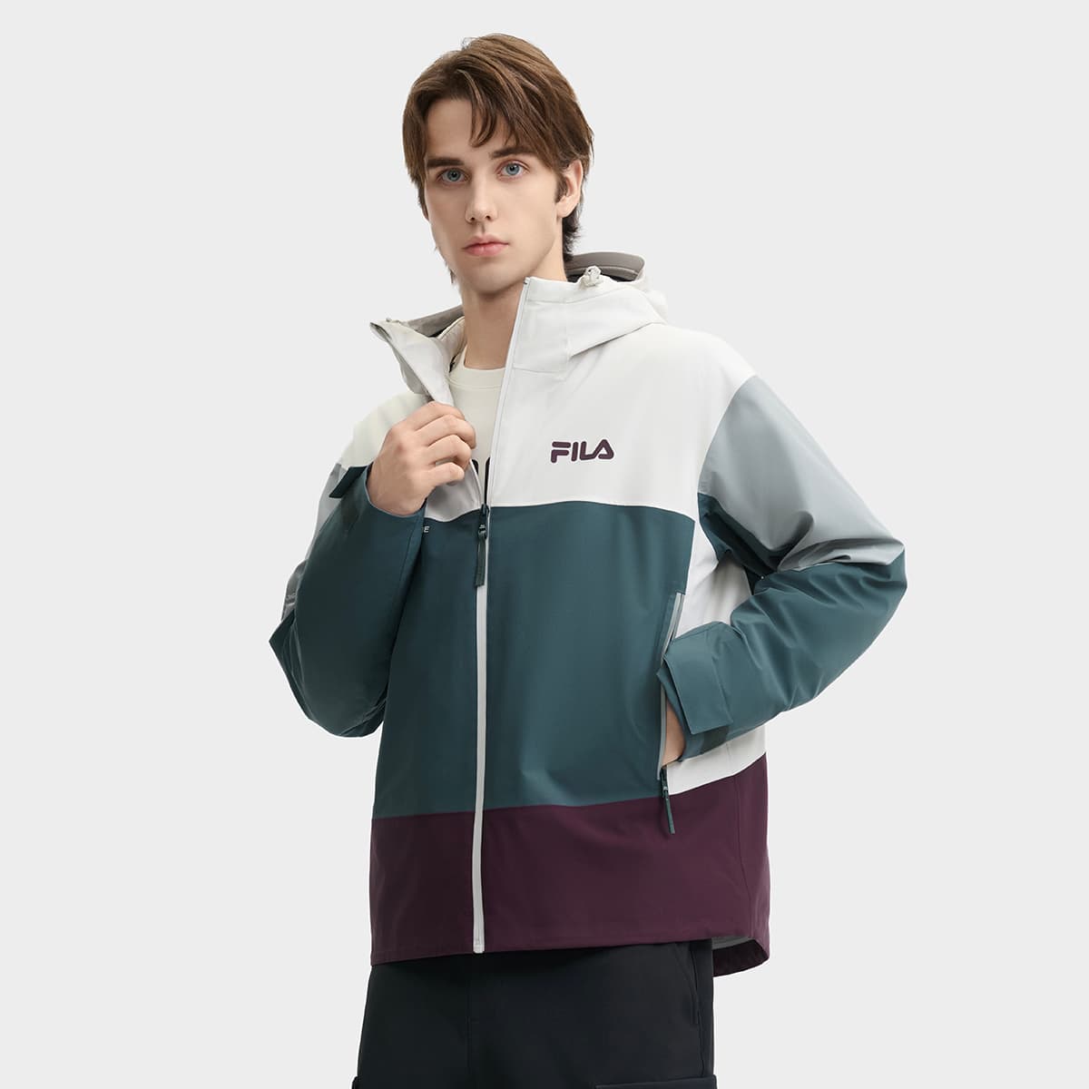 Куртка FILA Aden Зеленый Мужские Куртки - изображение 5
