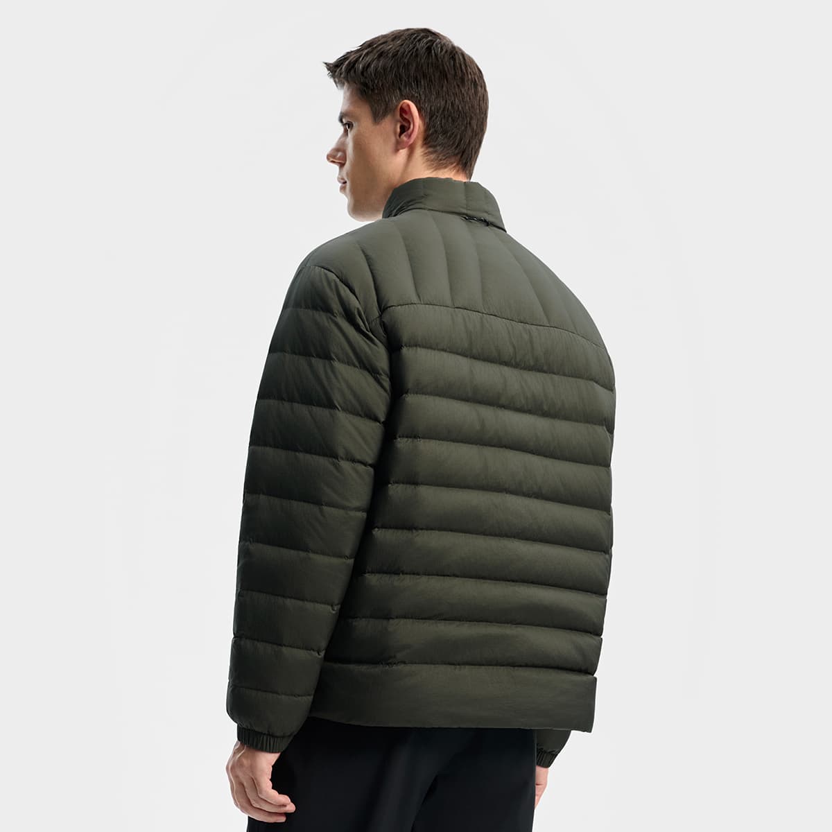 Зимняя куртка FILA Фитнес Пуховик Мужской Яшмовый - изображение 5