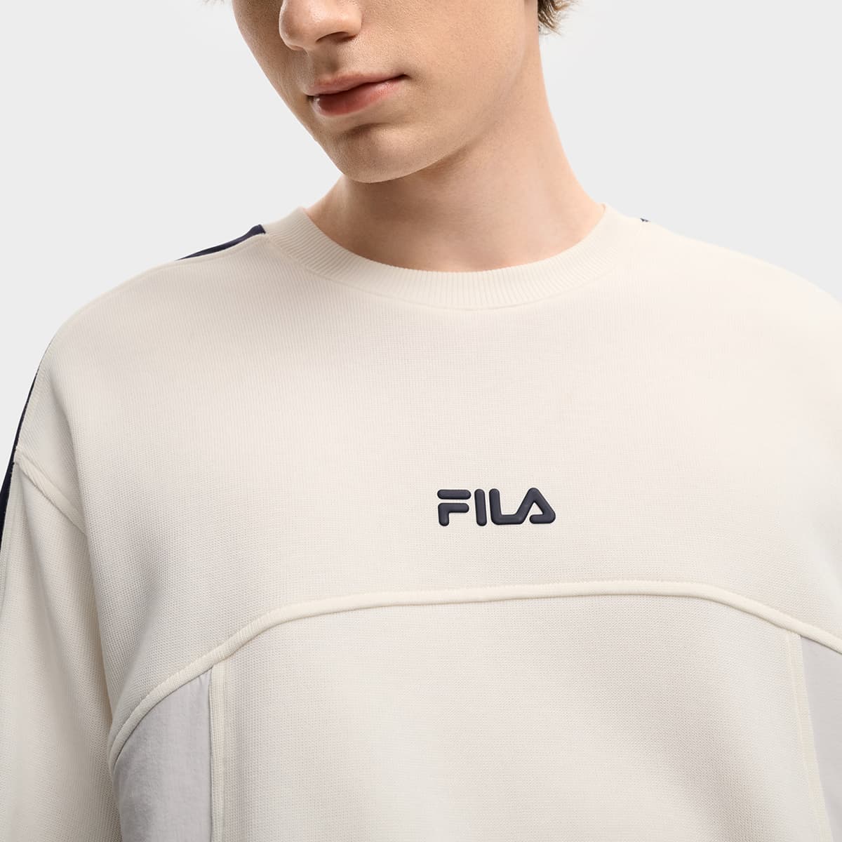 Худи FILA ORIGINALE Толстовка Мужская Облачный Белый - изображение 7