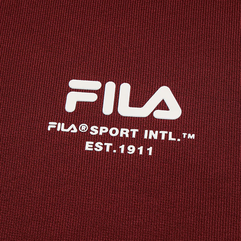 Кофта FILA Syrah Burgundy Мужские Свитшоты - изображение 4