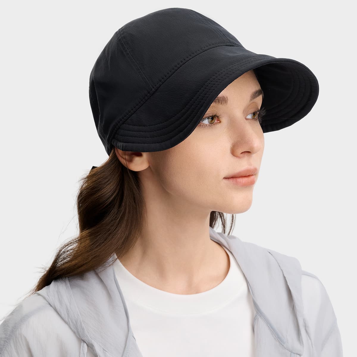 Панама FILA ORIGINALE Хлопок Нейлон Смесь Эластан Полиэстер Волокно Шляпа Ведро Женская - изображение 5