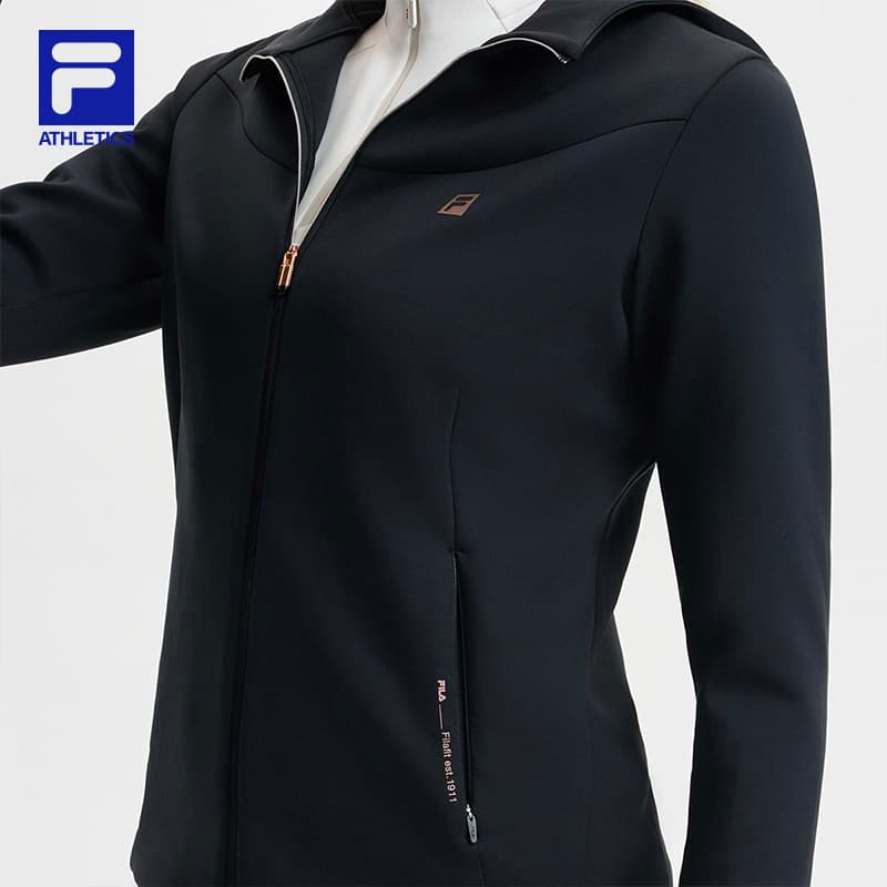 Куртка FILA Фитнес Куртка Женские Темно-черный - изображение 5