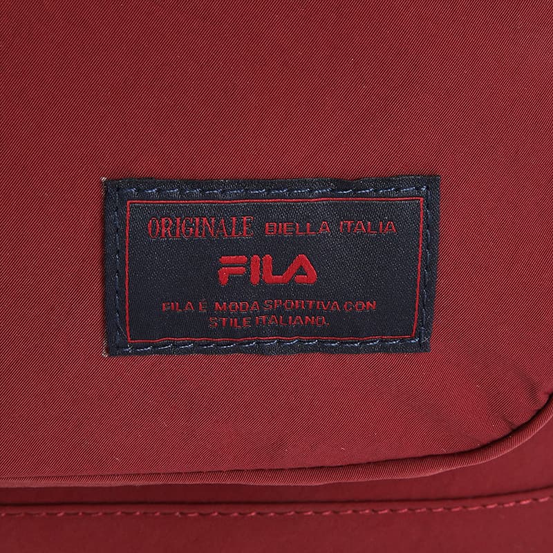 Рюкзак FILA ORIGINALE Ткань Рюкзак Обычный (стандартный) Унисекс Дымчатый Бордовый - изображение 5