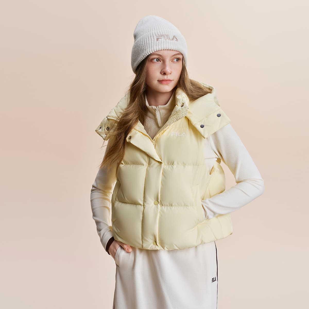 FILA Женские Пуховые жилеты - изображение 4