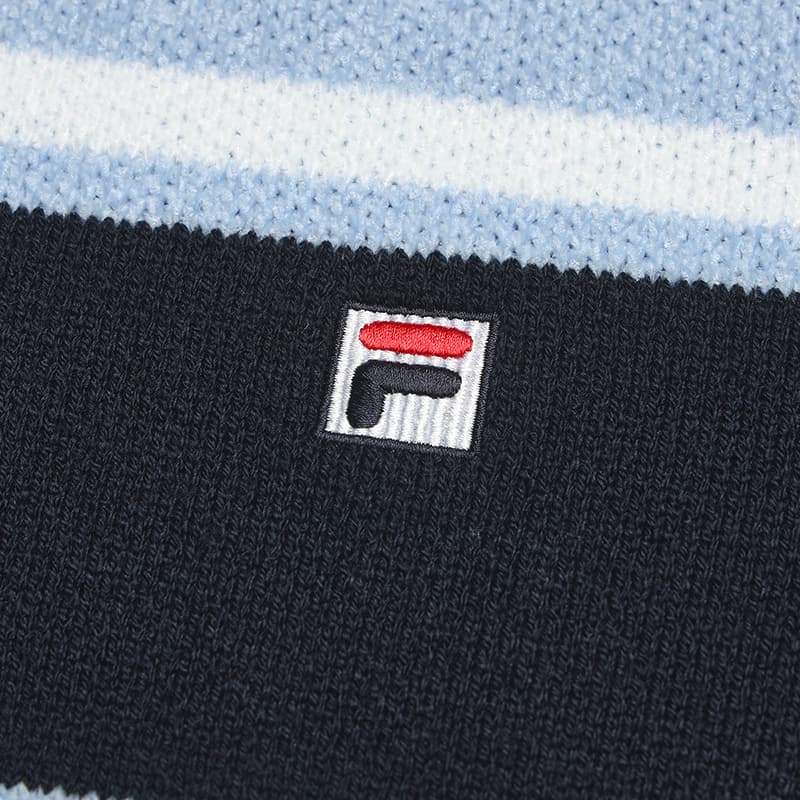 Кардиган Fila Heritage Свитер Женские Innocent Синий - изображение 5