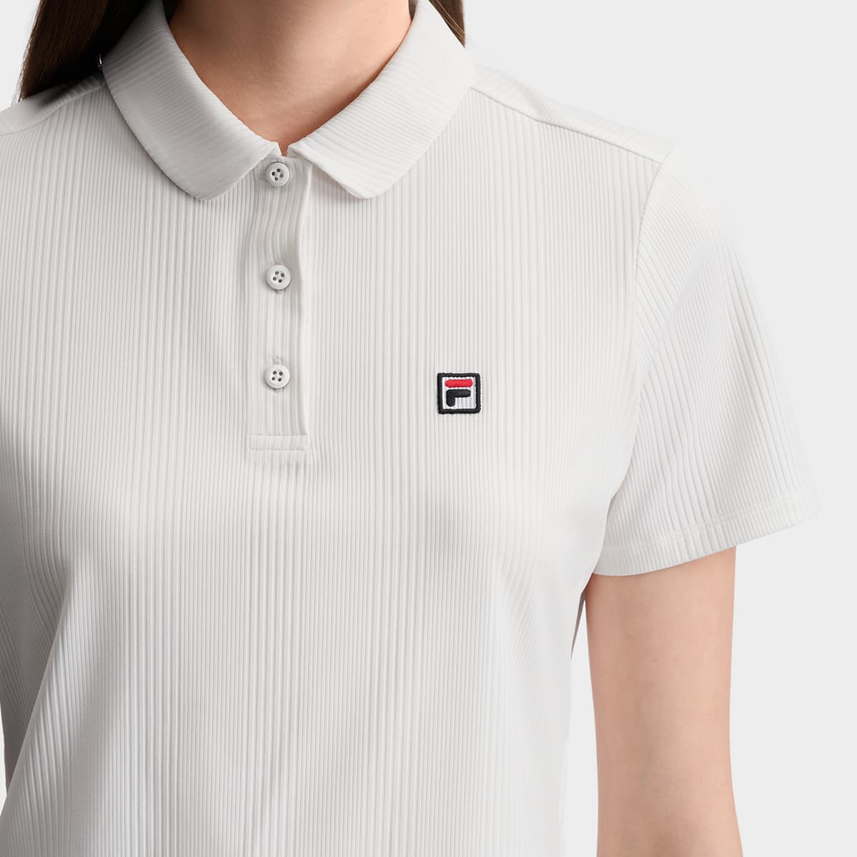 FILA Теннис Поло Женские Облачный Белый - изображение 8