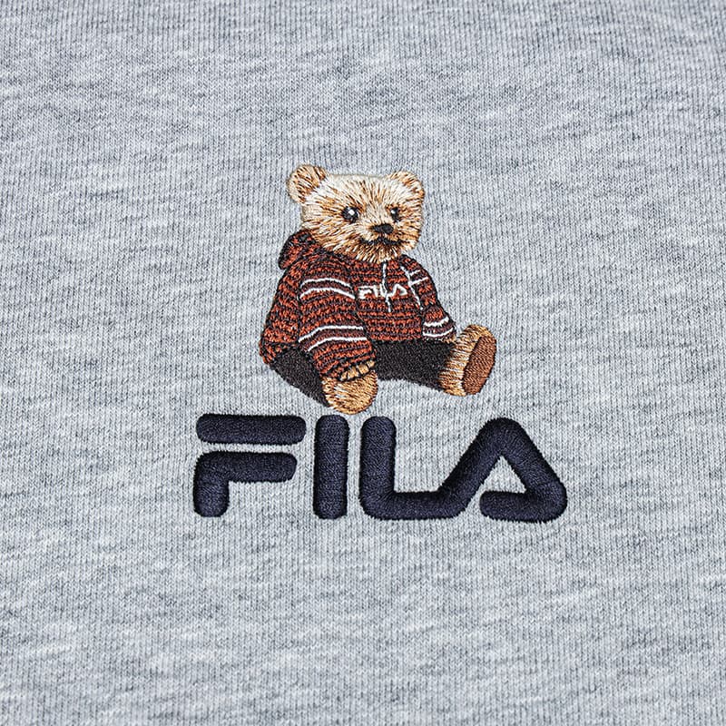 Худи FILA ORIGINALE Дым Облако Фотиния Серый Унисекс Толстовка - изображение 6
