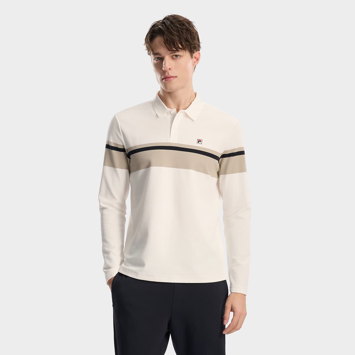 Поло Fila Heritage Polo Мужское Облачный Белый - изображение 3