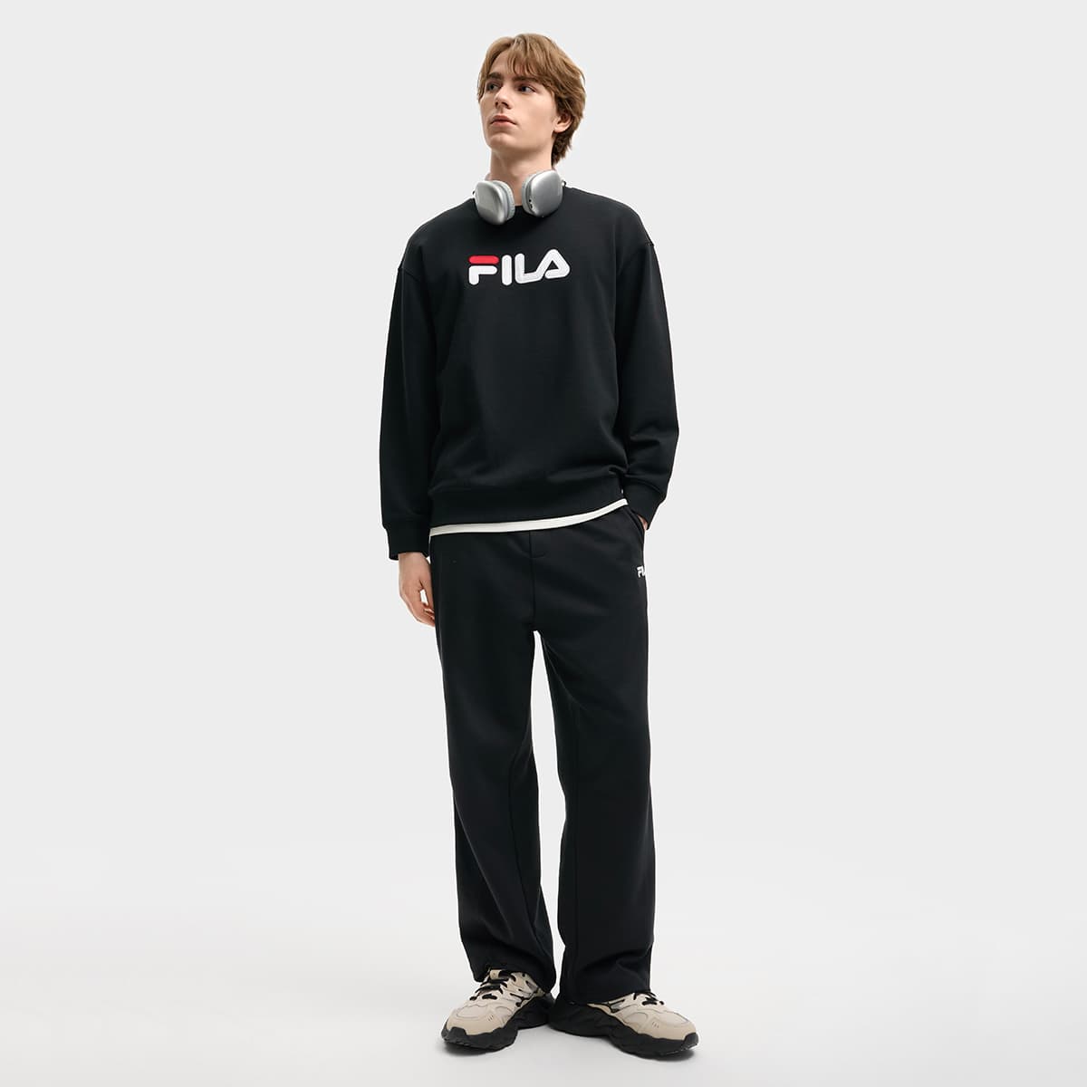 Худи FILA ORIGINALE 25 -BK - изображение 4