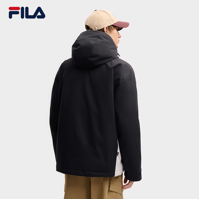 Зимняя куртка FILA ORIGINALE Пуховик Мужской Легендарный синий - изображение 4