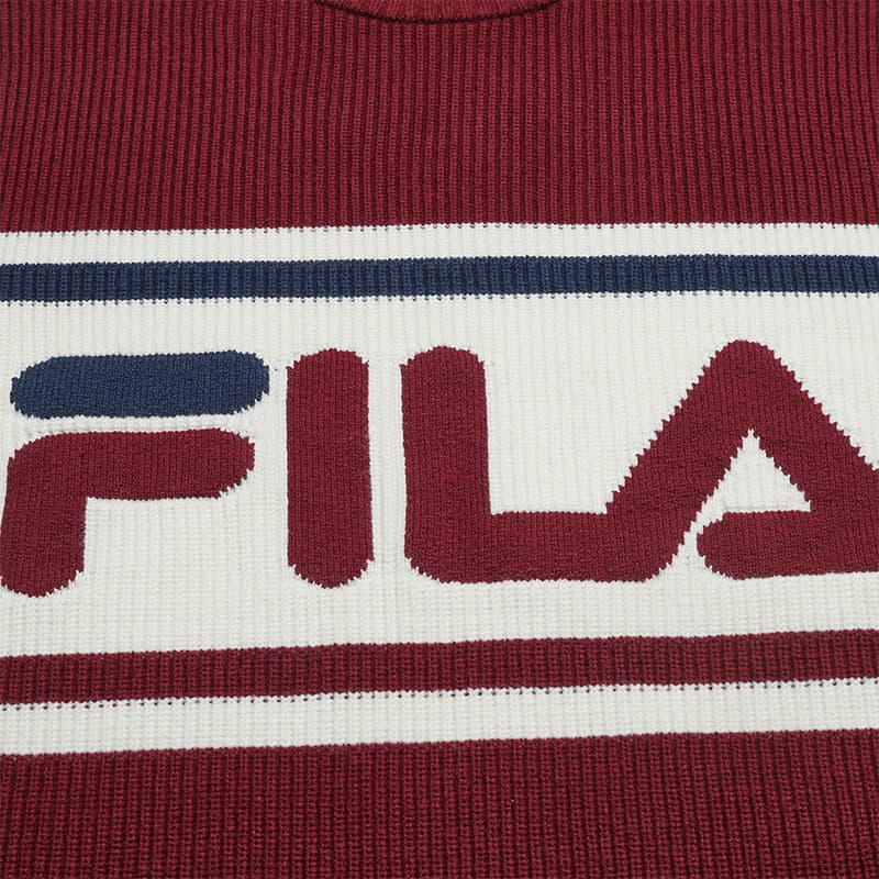 FILA ORIGINALE Темная Умбра Бургунди Унисекс Трикотаж - изображение 4