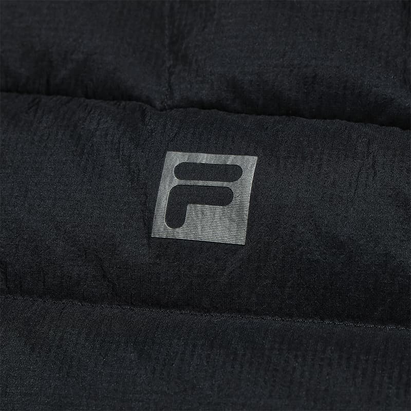 Зимняя куртка FILA Фитнес Пуховик Мужской Глубокий черный - изображение 5