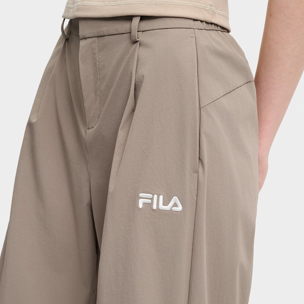 Штаны FILA ORIGINALE Повседневные брюки Женские Абрикосово-коричневый - изображение 7