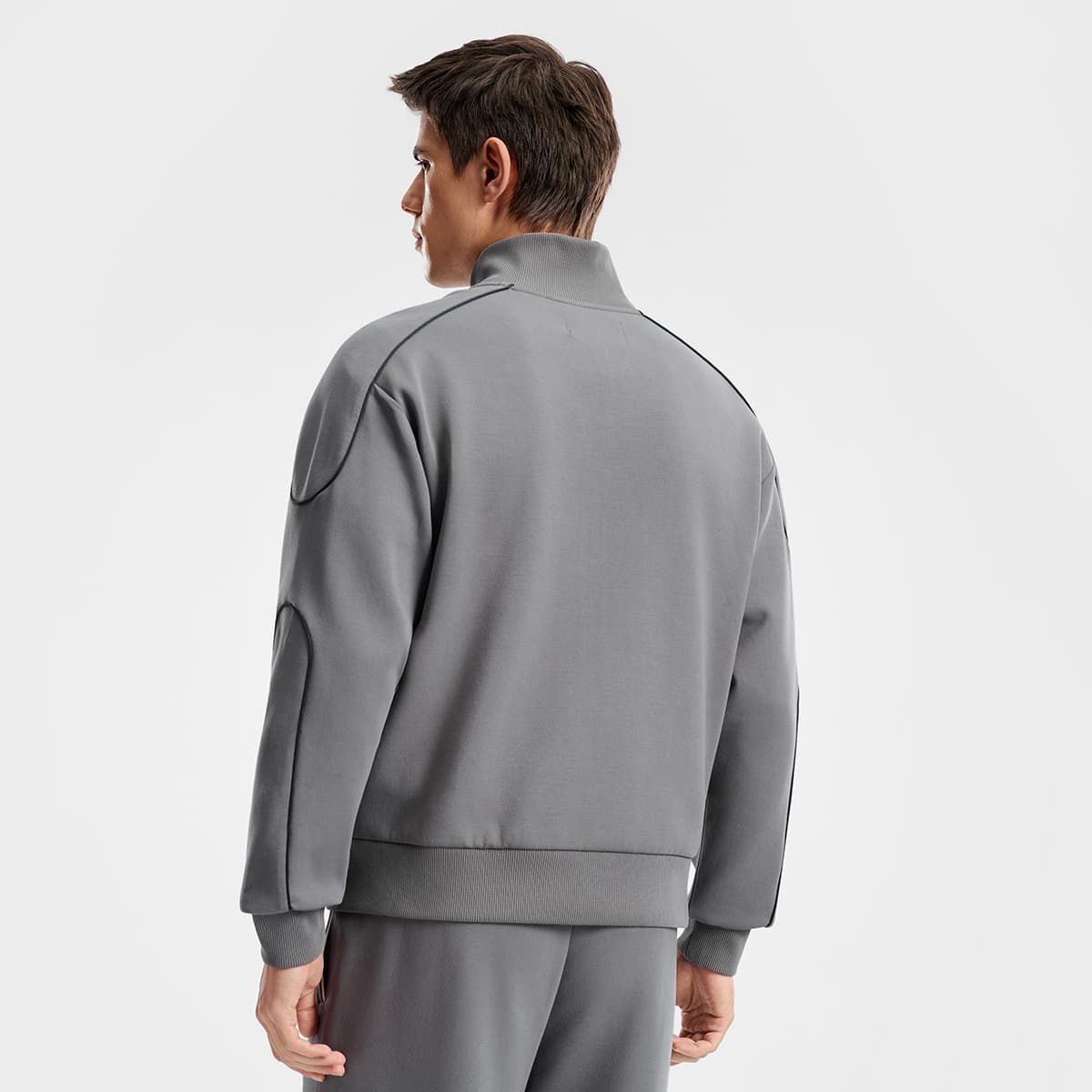 Куртка FILA Теннис Куртка Мужская Рифовая Серый - изображение 5