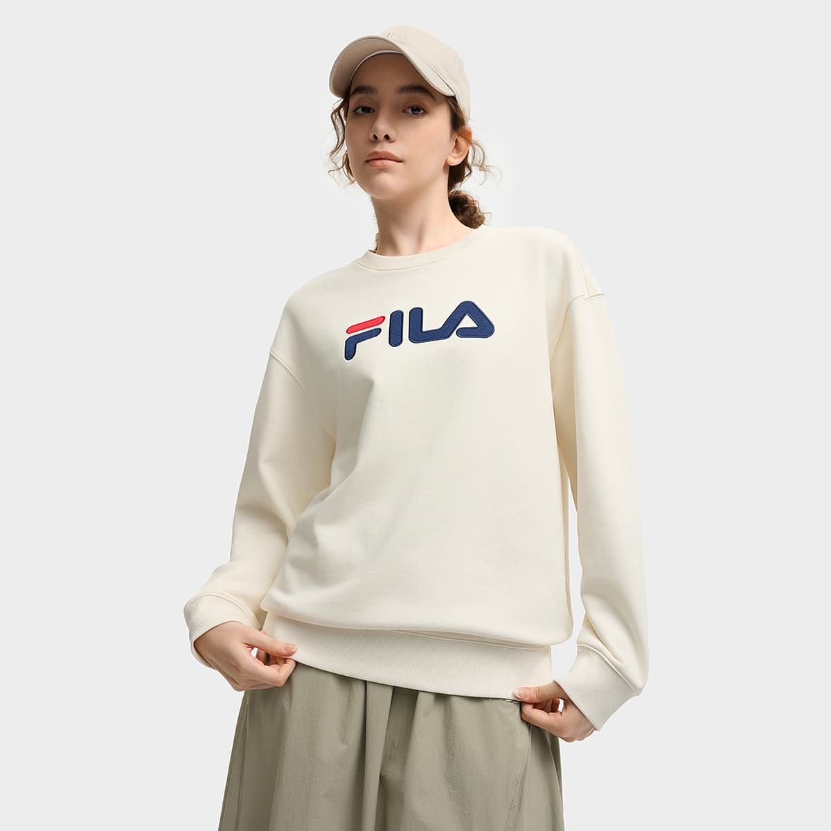 Худи FILA ORIGINALE Толстовка Унисекс Парово-Белый - изображение 5