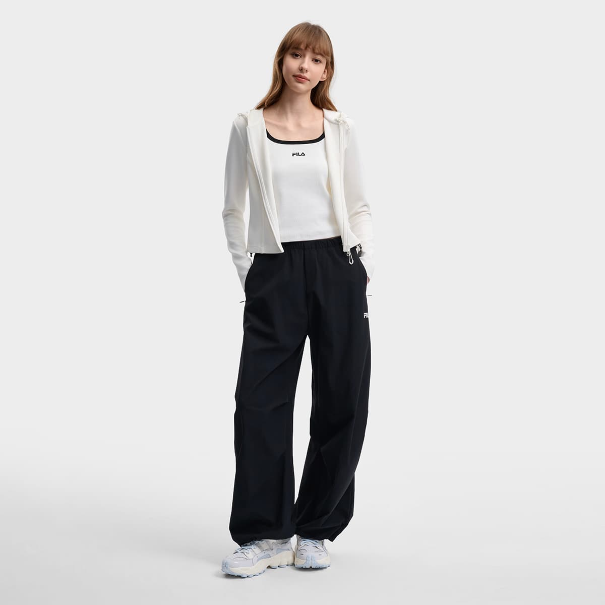 Куртка FILA ORIGINALE Куртка Женская Облачный Белый - изображение 6