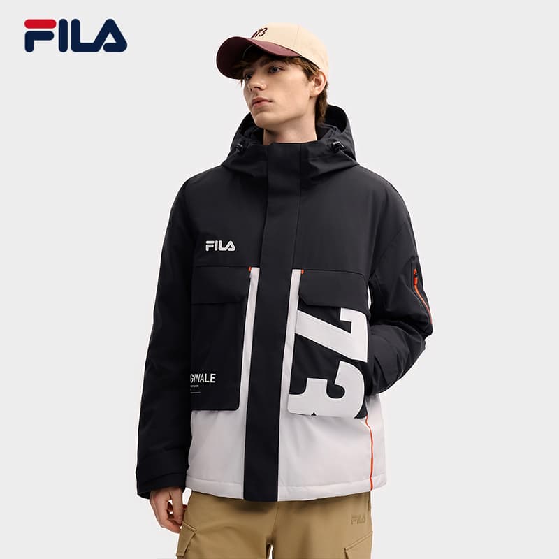 Зимняя куртка FILA ORIGINALE Пуховик Мужской Легендарный синий - изображение 3