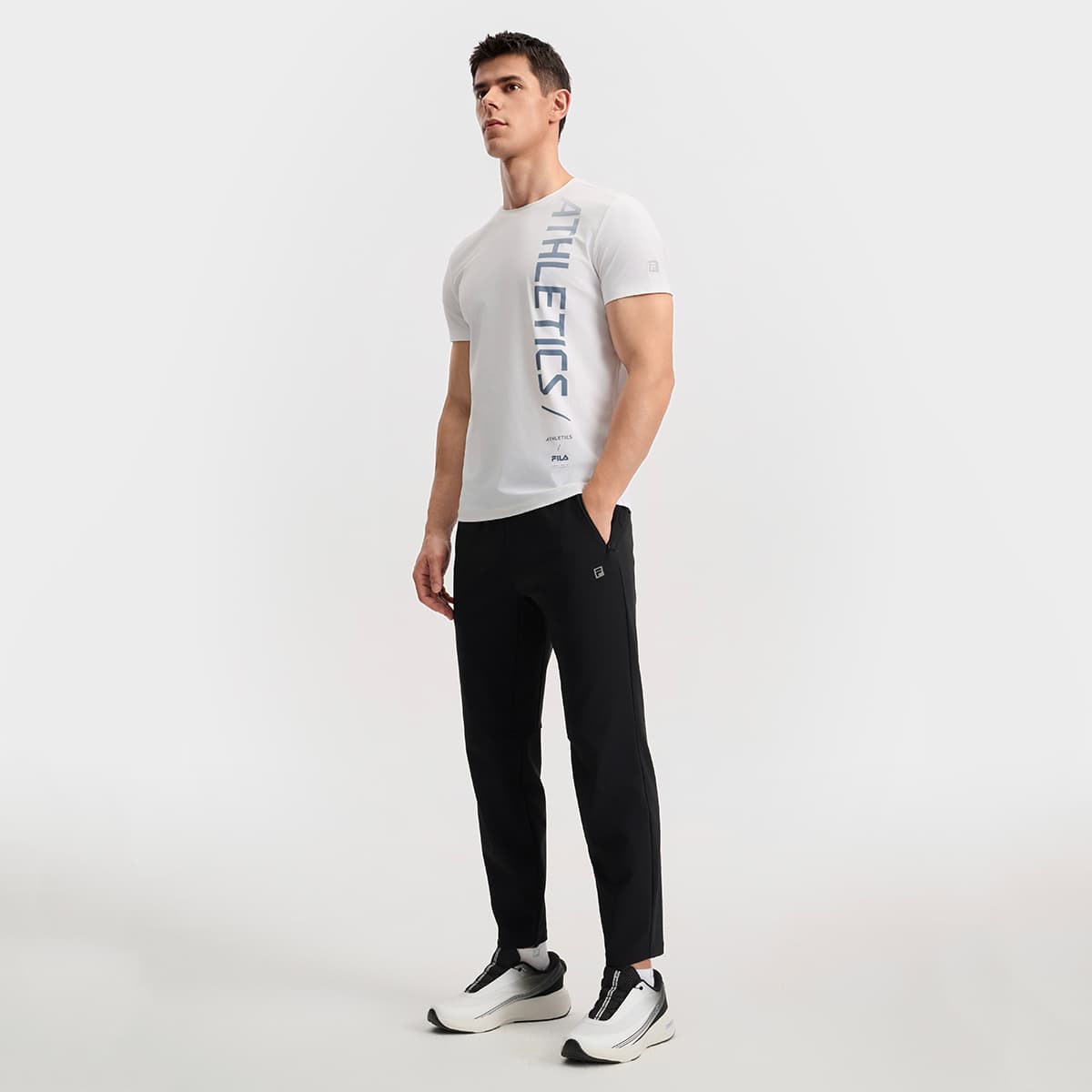 Штаны FILA Фитнес Вязаные Тренировочные Брюки Мужские - изображение 7