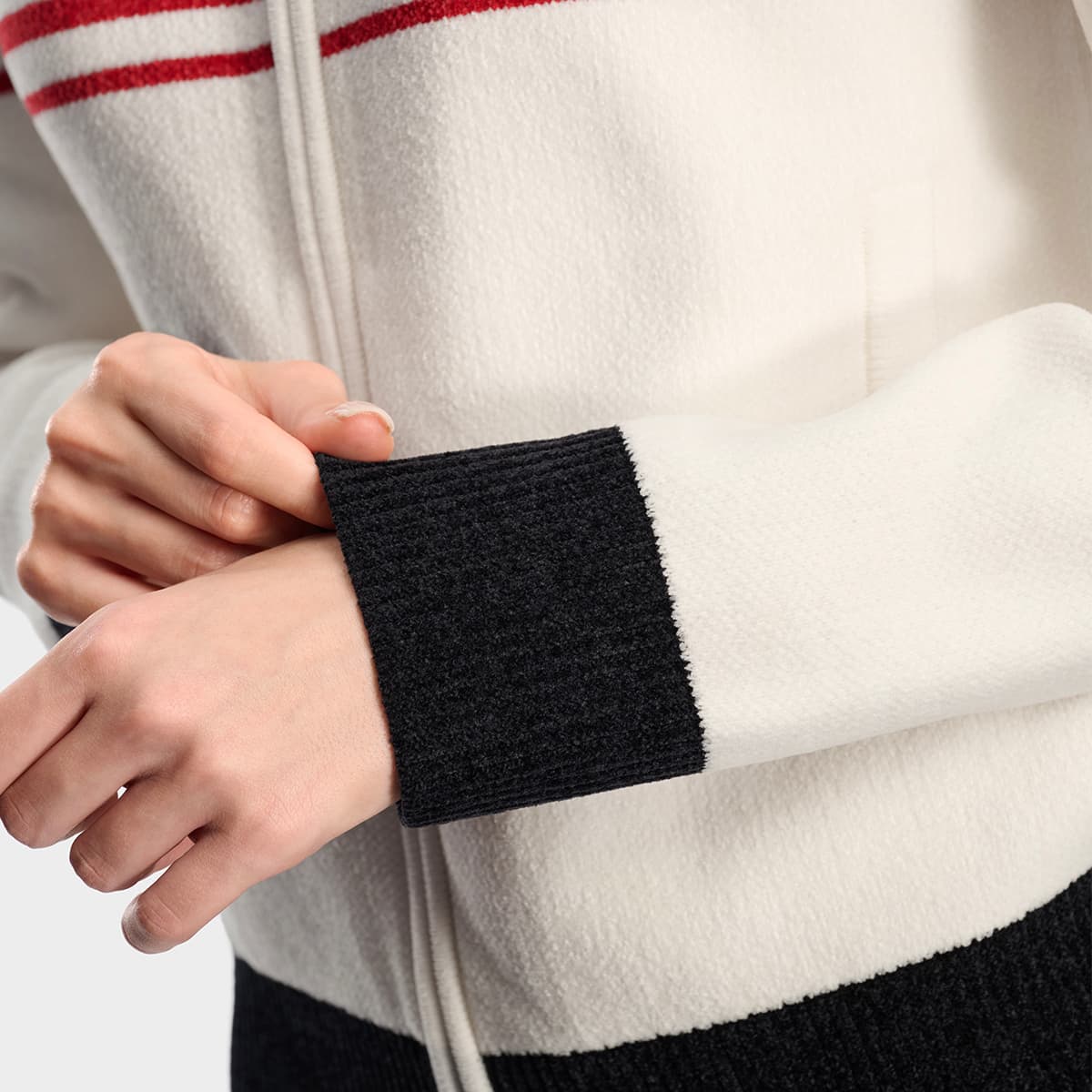 Кардиган Fila Heritage Свитер Женский Облачный Белый - изображение 7