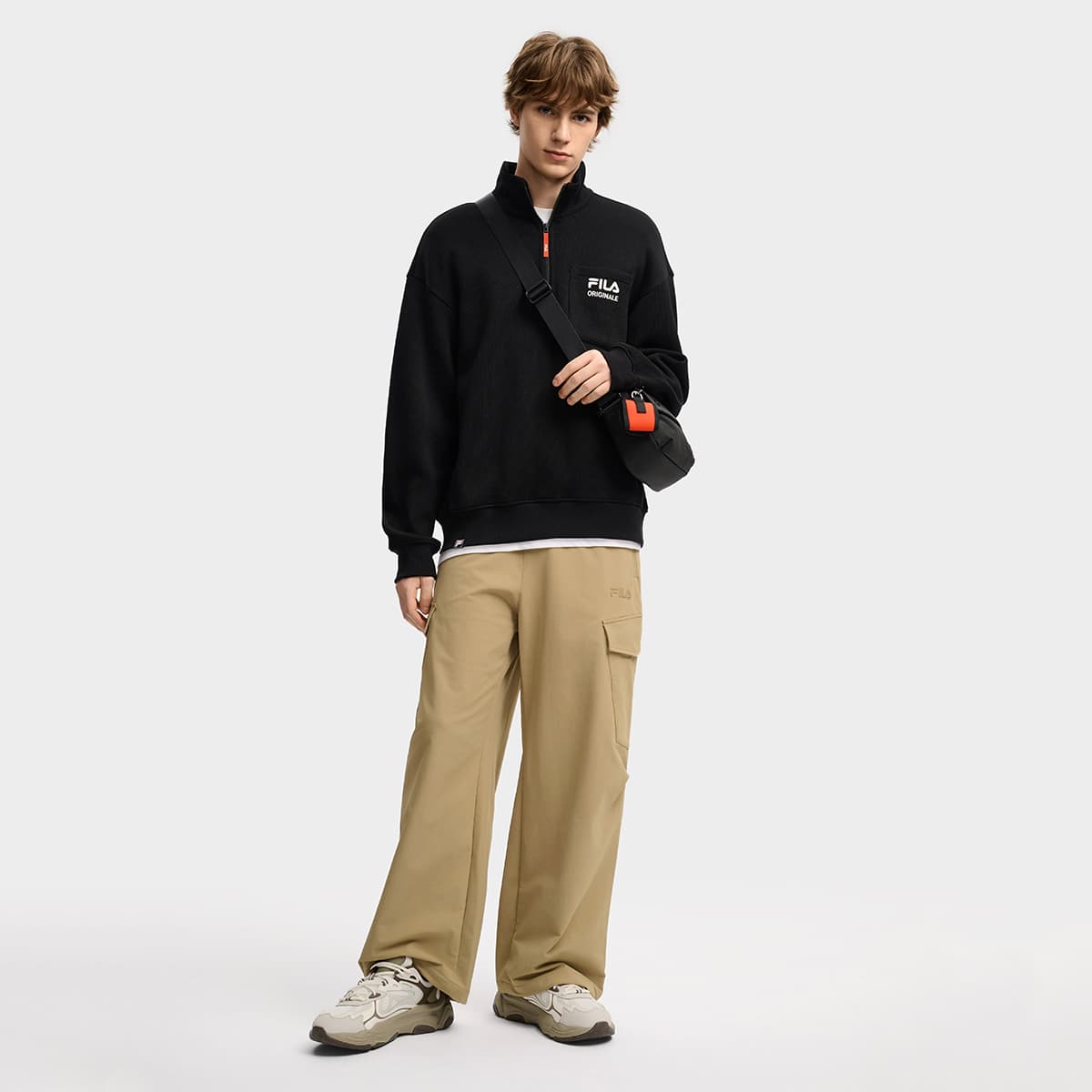 Худи FILA ORIGINALE Толстовка Мужское Черное - изображение 6