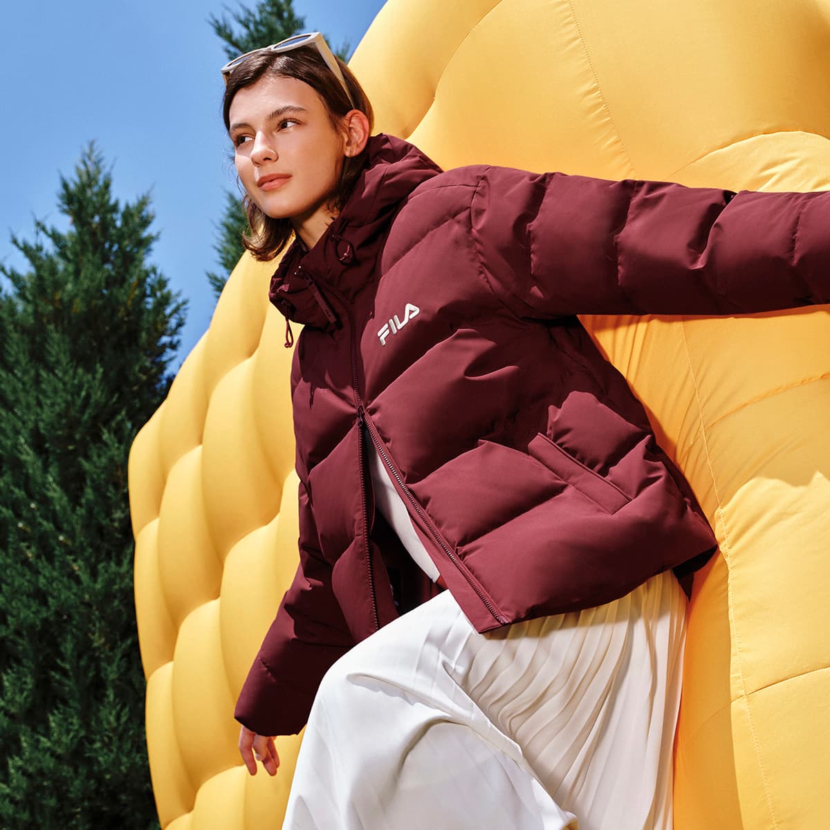 Зимняя куртка FILA ORIGINALE Пуховик Унисекс - изображение 5