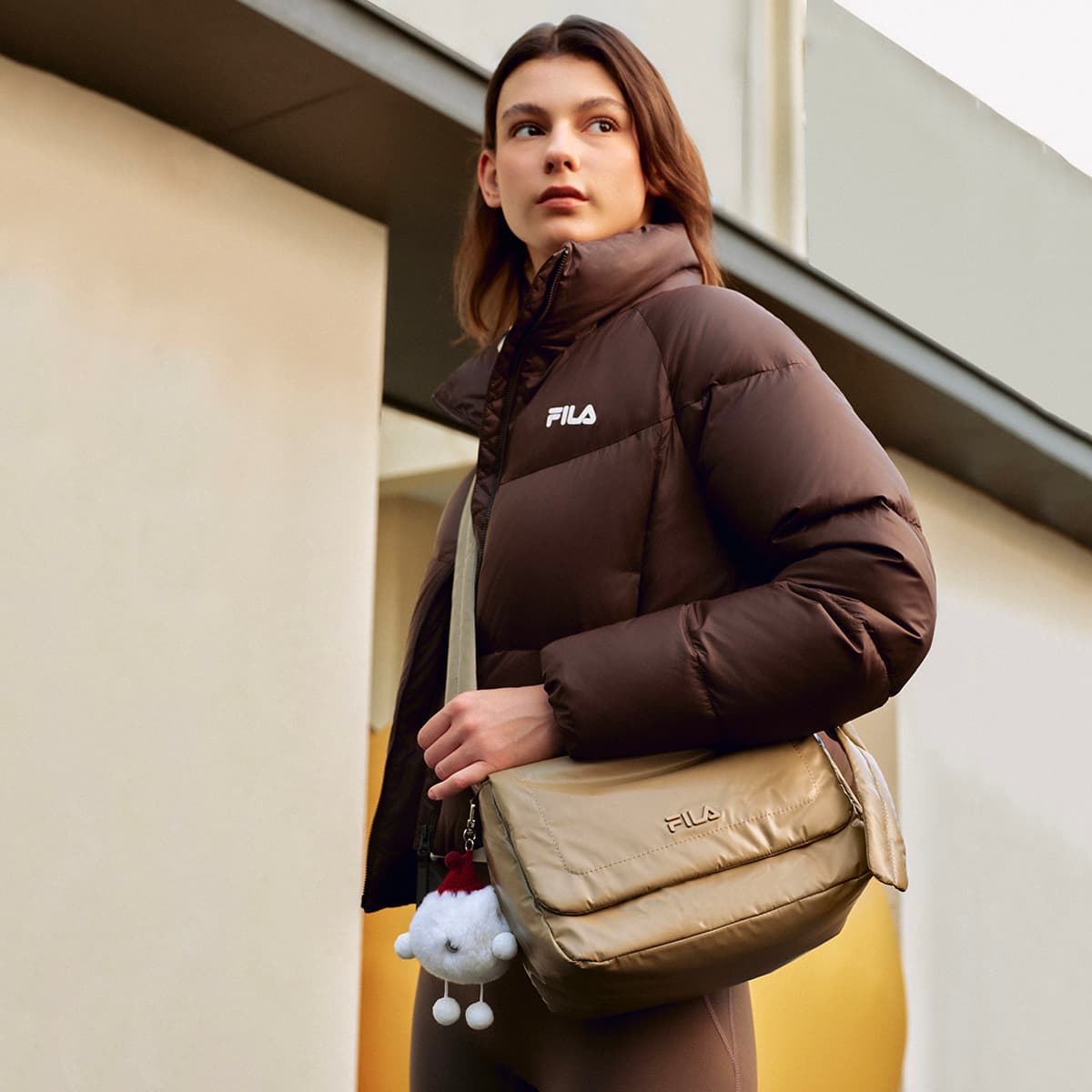 Сумка через плечо FILA ORIGINALE ПУ (полиуретан) Сумка через плечо Женская Ореховый Коричневый - изображение 6