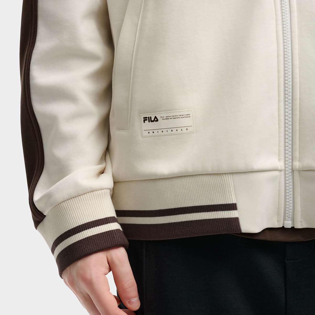 Куртка FILA ORIGINALE Куртка Мужская Пудингового цвета - изображение 7