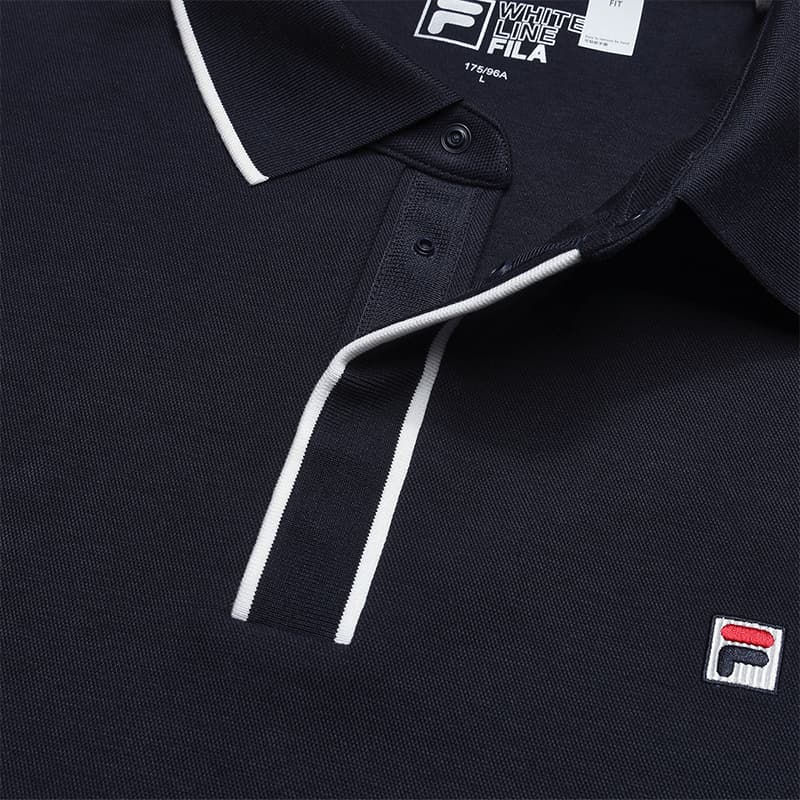 Поло Fila Heritage Polo Мужской Легенда Синий - изображение 4