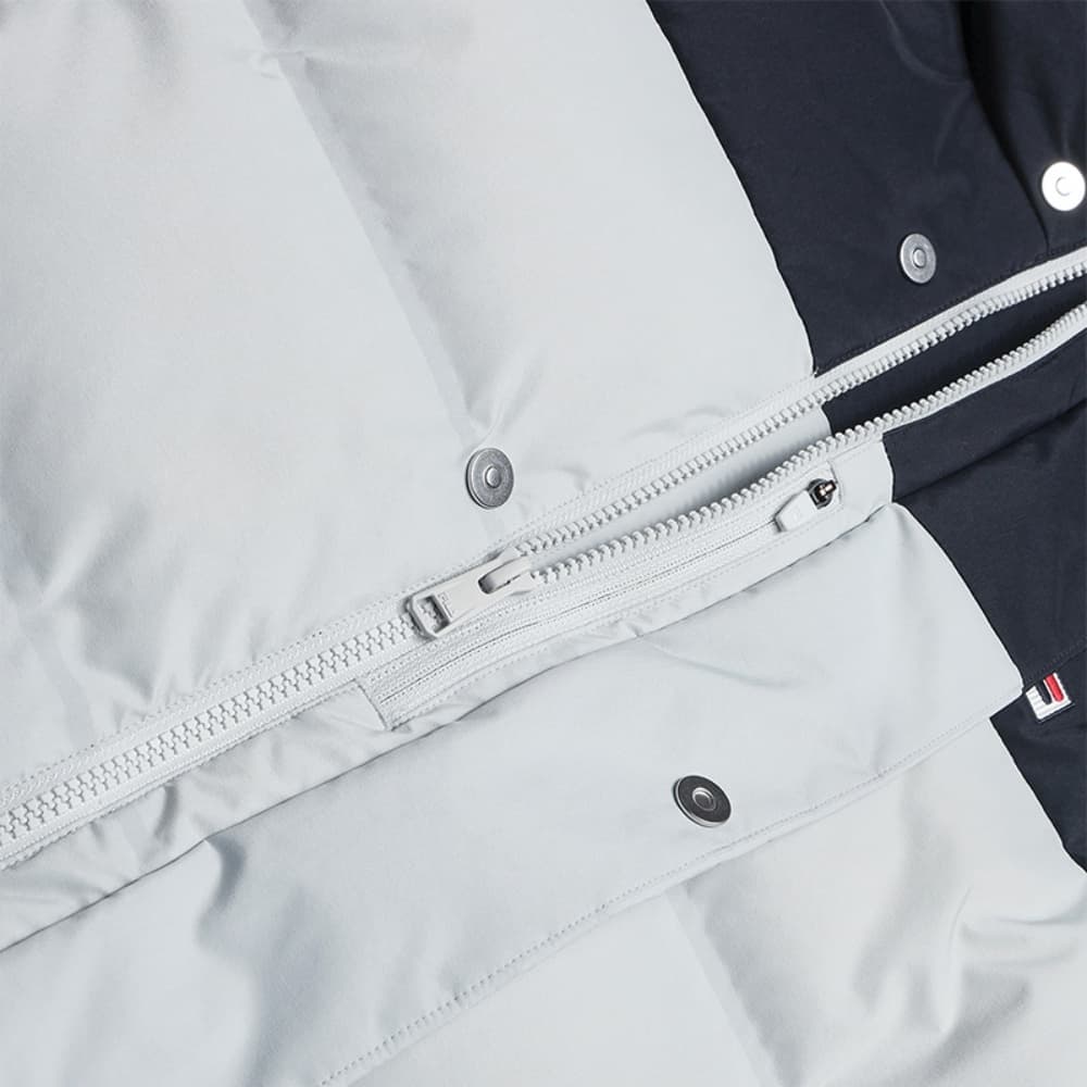 Зимняя куртка Fila Heritage Пуховик Мужской Улун Серый - изображение 4