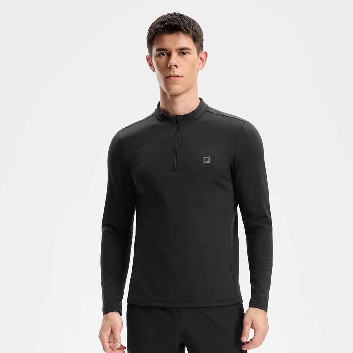 Футболка FILA Фитнес Темно-черные Мужские T-рубашки - изображение 3