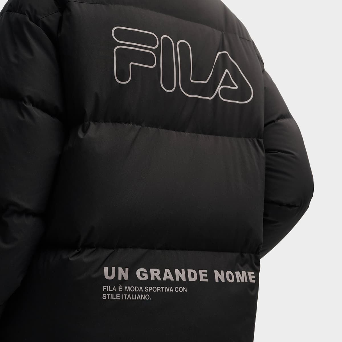 Зимняя куртка FILA Пуховик Мужской Глубокий черный - изображение 7