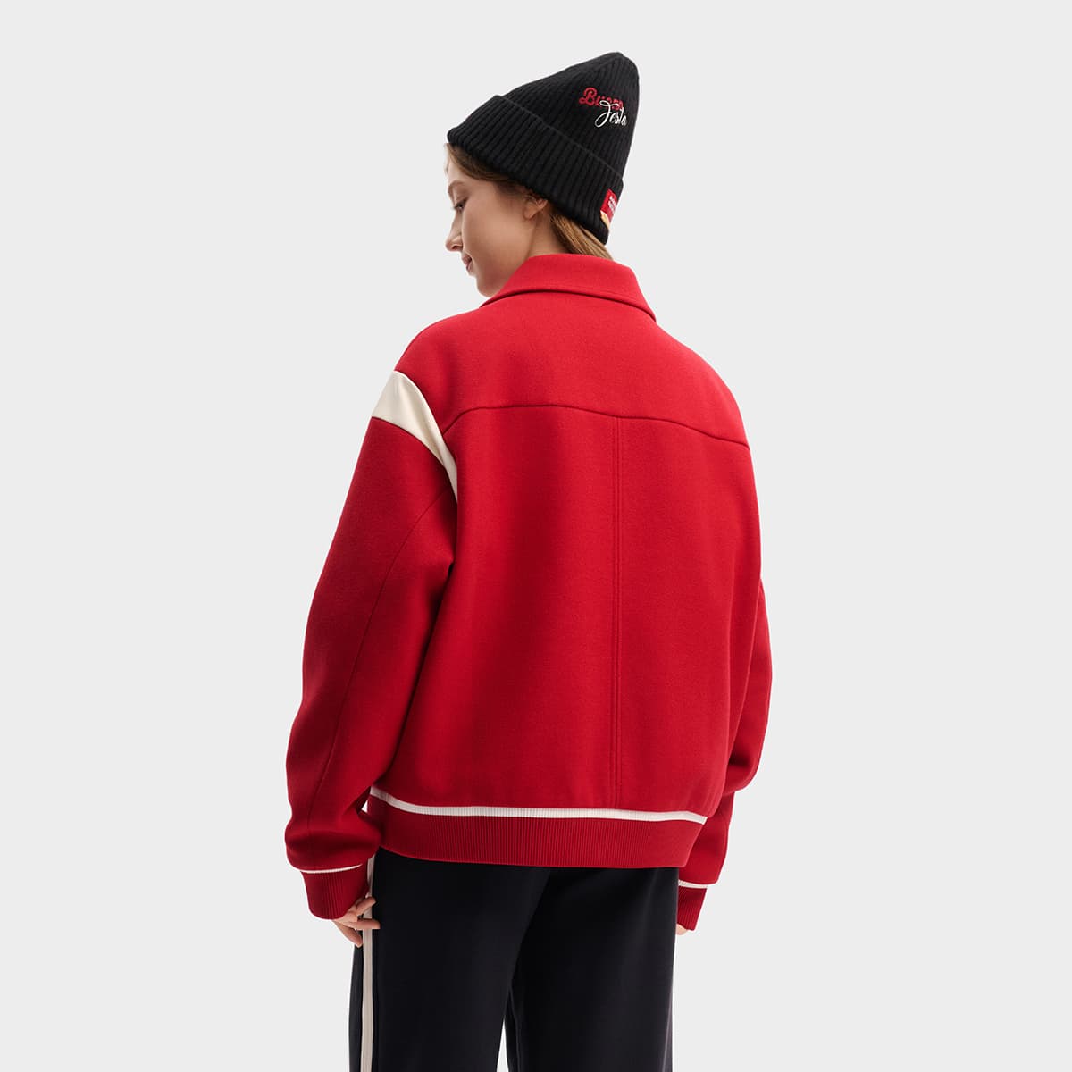 Зимняя куртка пуховик FILA CNY Пуховик Унисекс Красный Ритм - изображение 4
