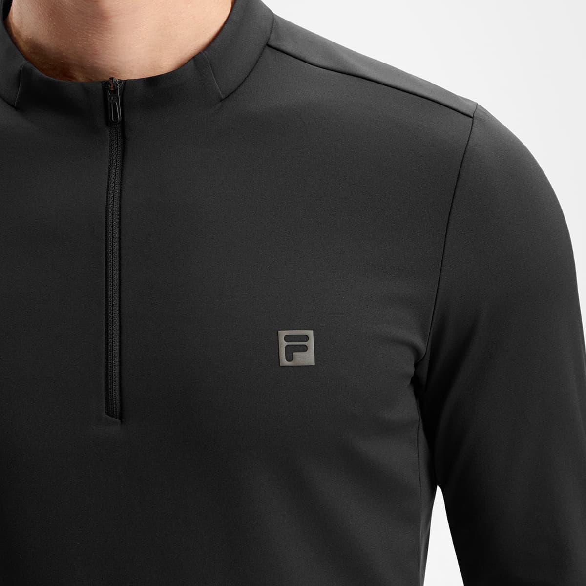 Футболка FILA Фитнес Темно-черные Мужские T-рубашки - изображение 7