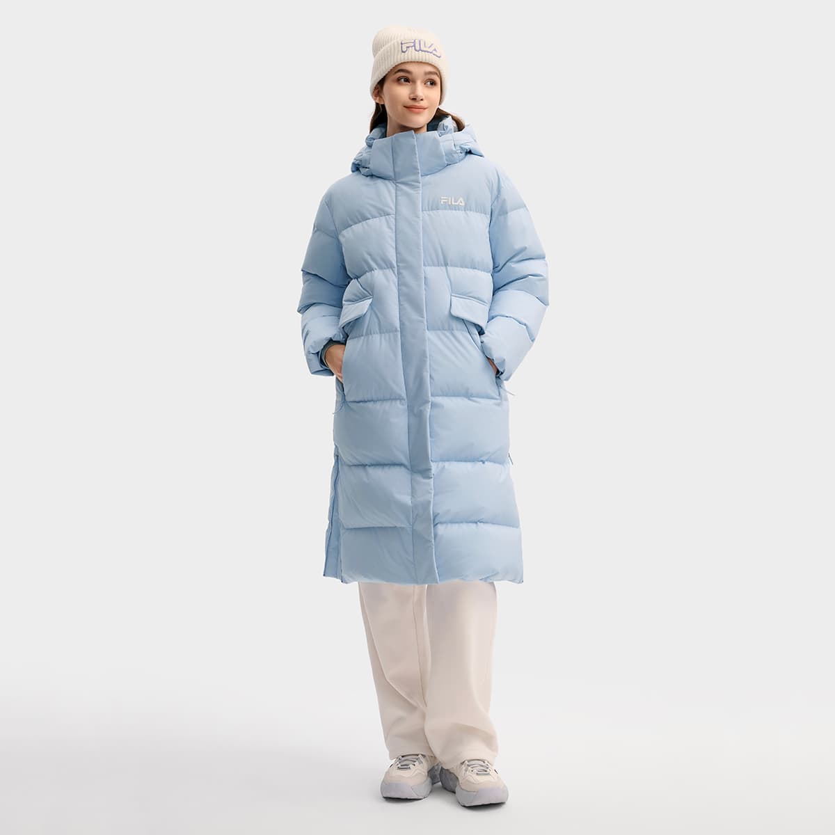 Пуховик FILA ORIGINALE Пуховик Женский Синий - изображение 6